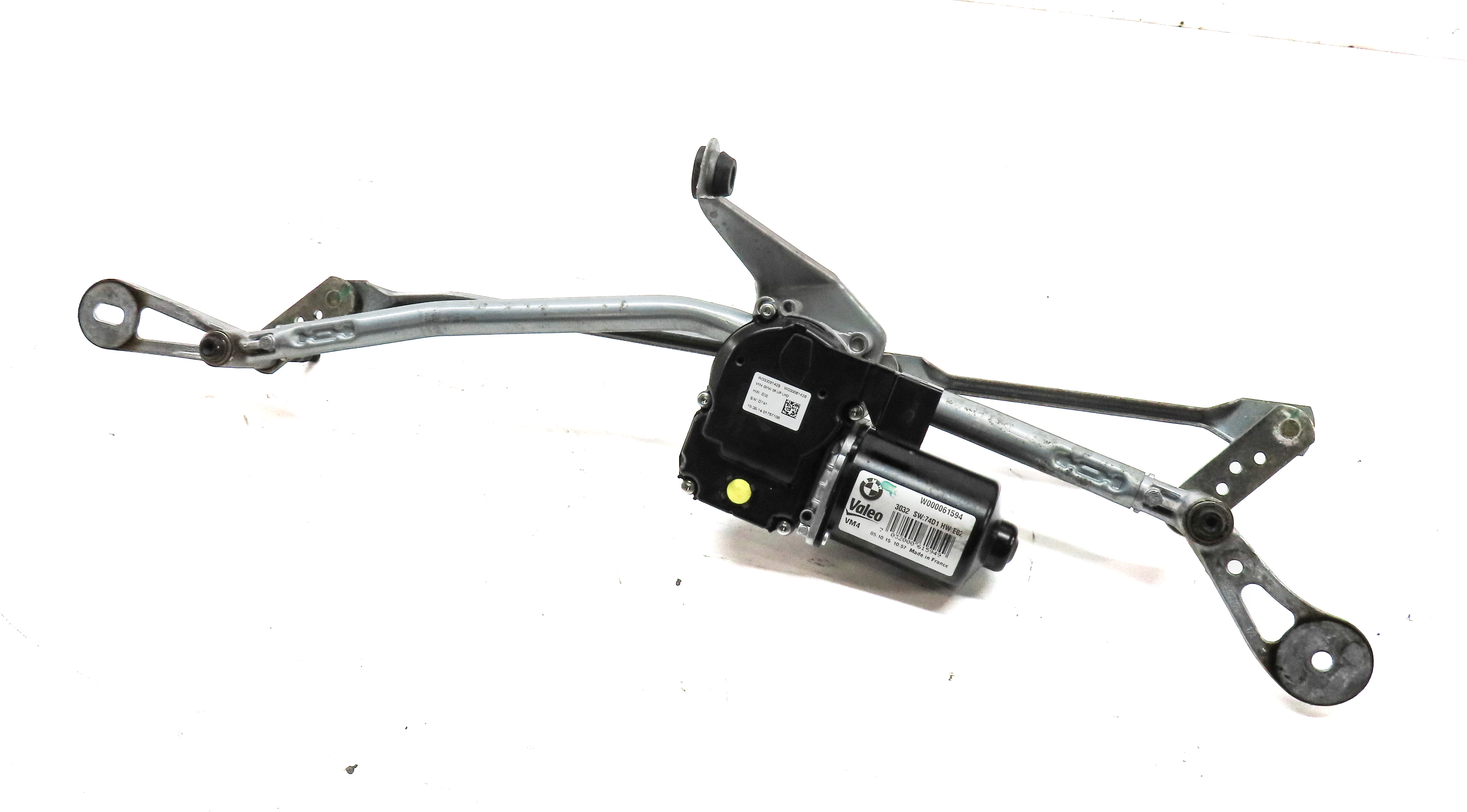 16-21 BMW 5 M5 7 (G30 G11) FRONT WINDSHIELD WIPER MOTOR & TRANSMISSION LINKAGE — exact item pictured